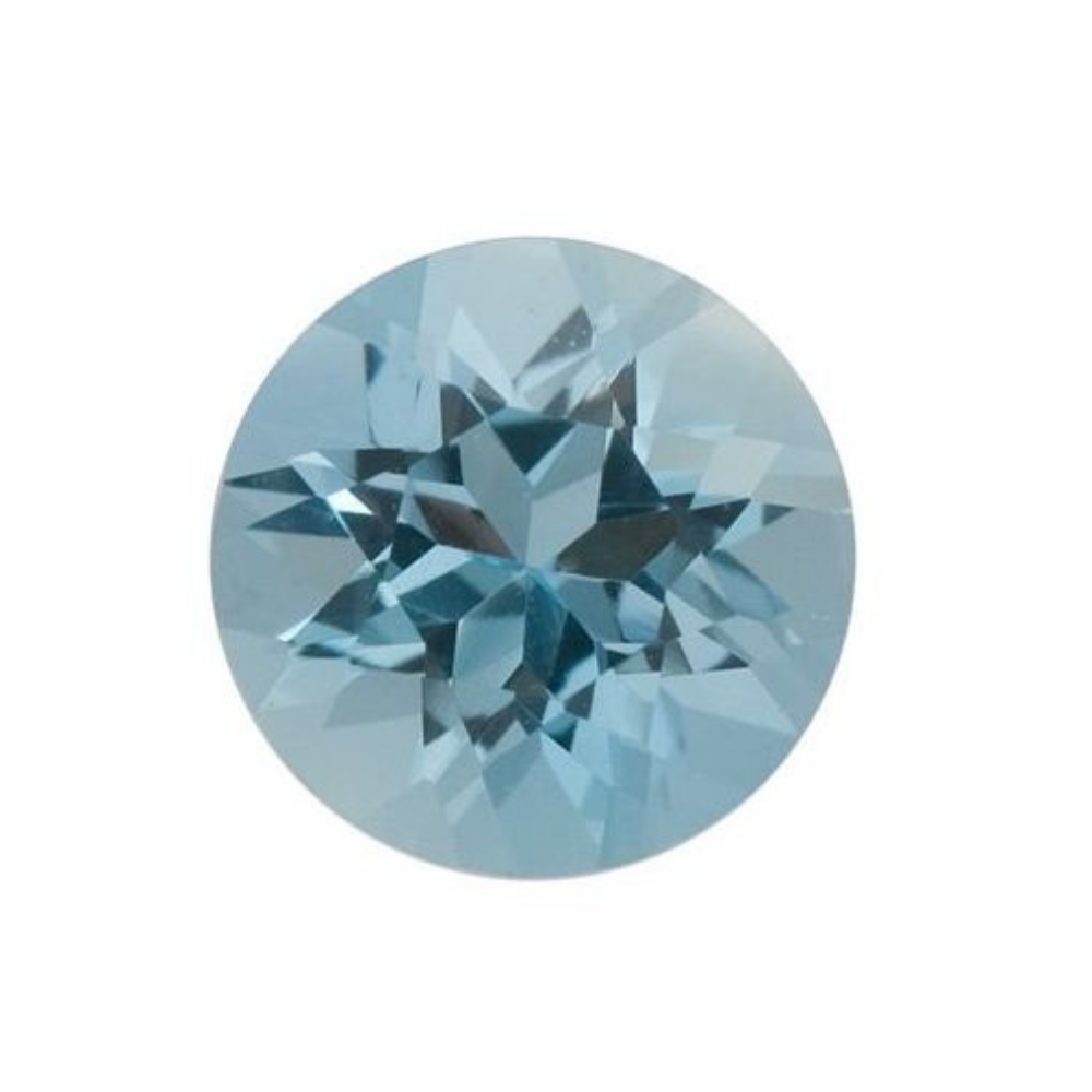 Round Aquamarine