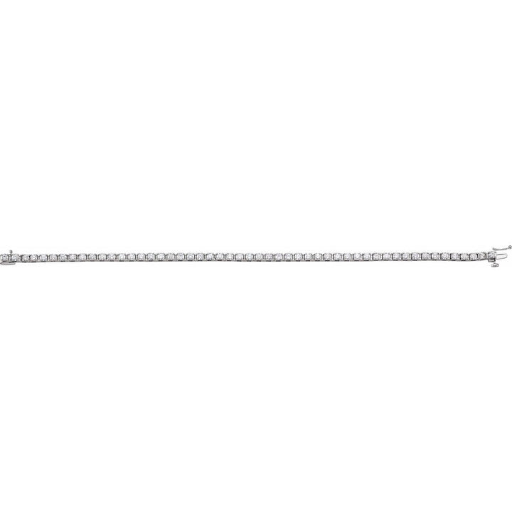 3 1/2 CTW Natural Diamond Line Bracelet