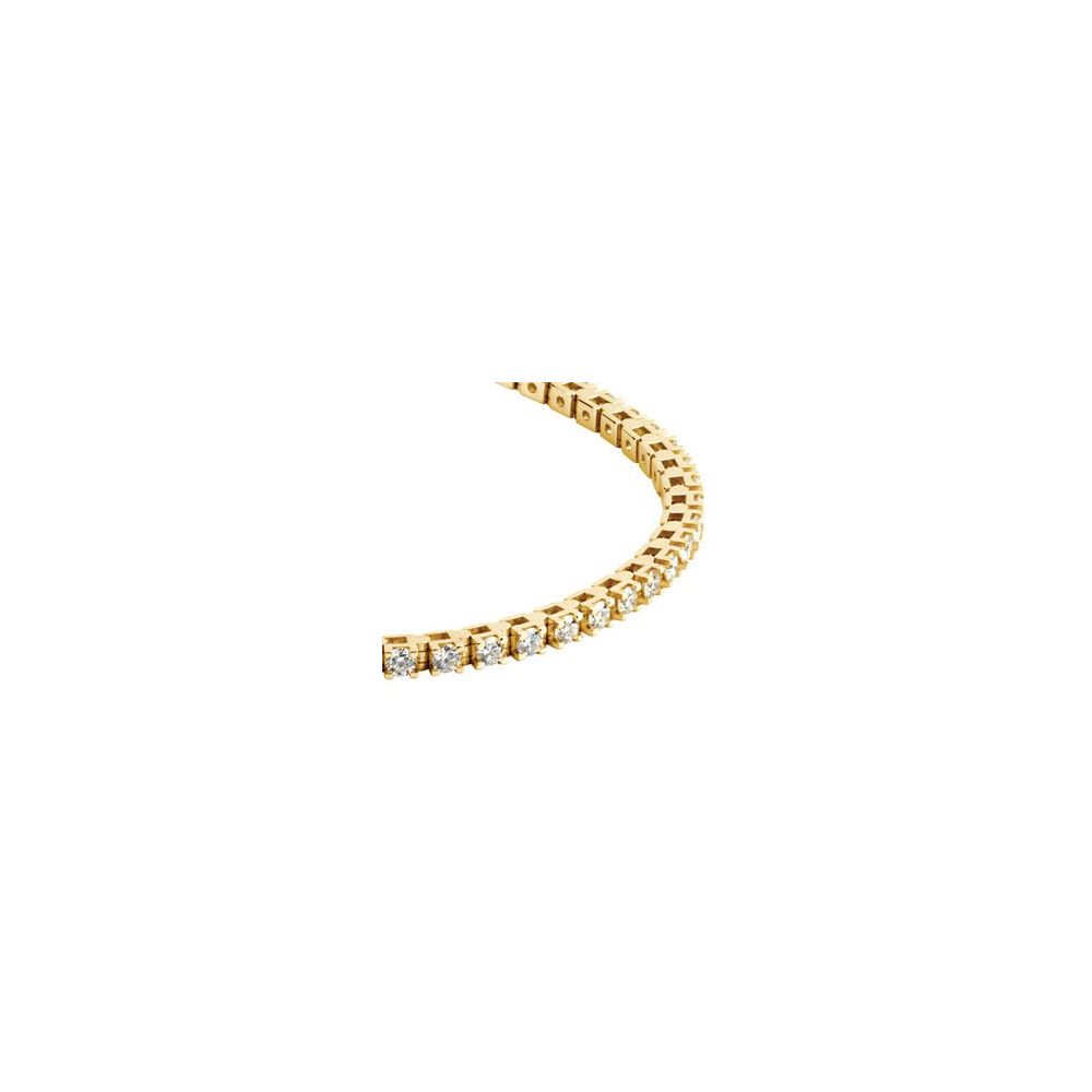 3 1/2 CTW Natural Diamond Line Bracelet