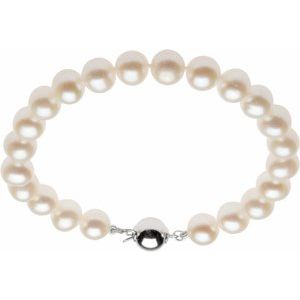 Cultured Freshwater White Pearl Bracelet