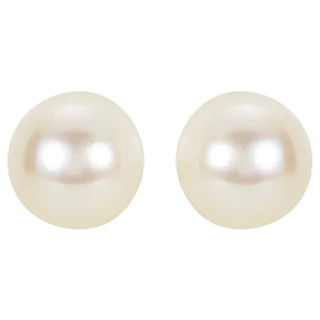 Cultured White 6 mm Ayoka Pearl Stud Earrings