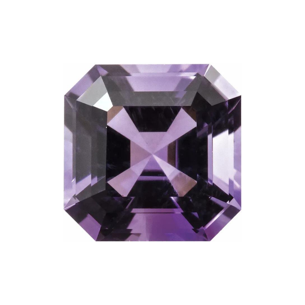 Asscher Amethyst