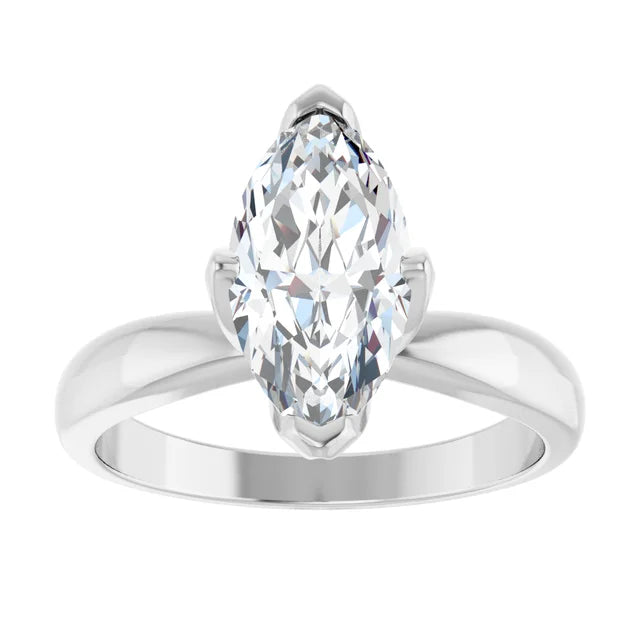 V Prong Marquise Ring Mounting (mount only)
