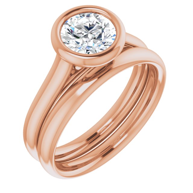 Solitaire Wedding Band (band only)