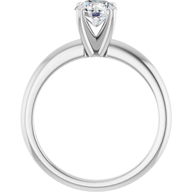 Round 3/4 CT Lab-Grown Diamond Classic Solitaire Ring
