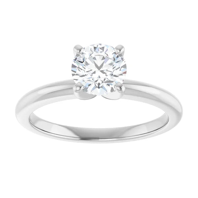 Round 3/4 CT Lab-Grown Diamond Classic Solitaire Ring