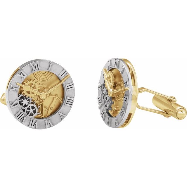 Clock Design Cuff Links