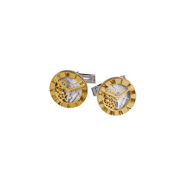 Clock Design Cuff Links