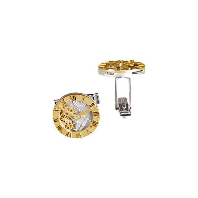 Clock Design Cuff Links