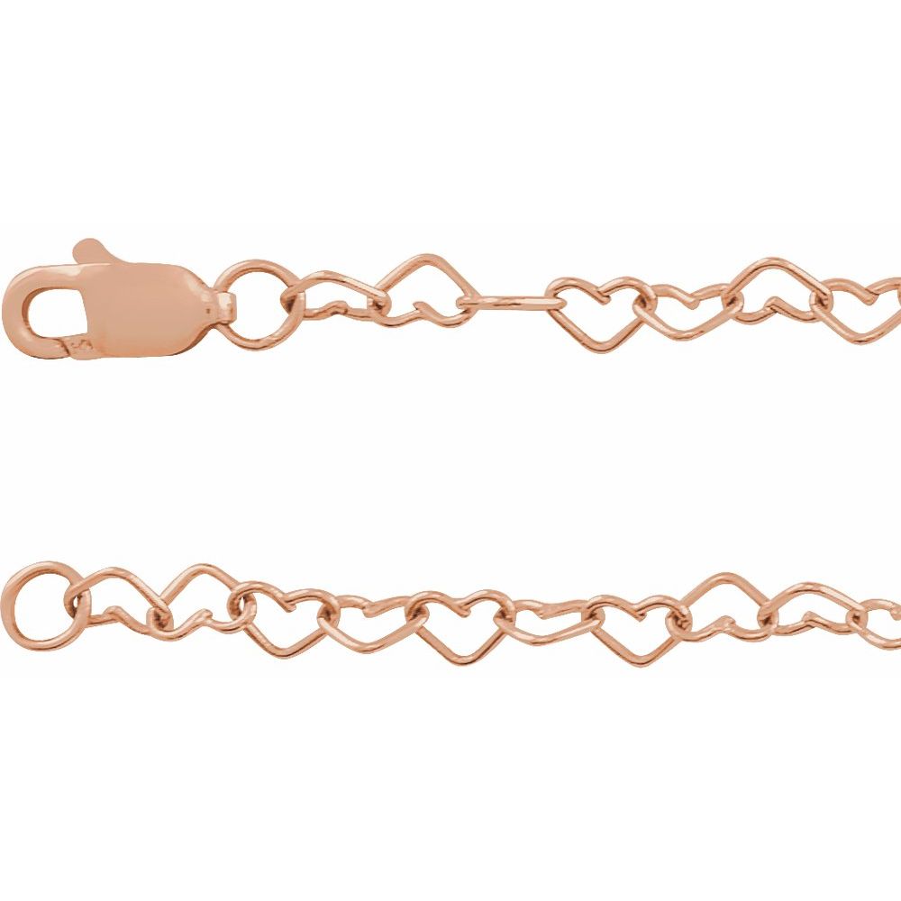 Connected Hearts Chain Bracelet