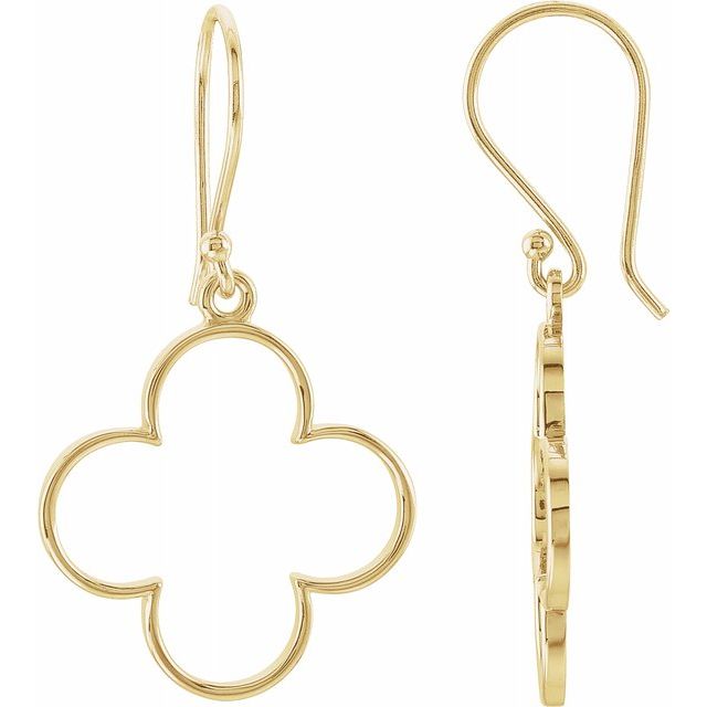 Decorative Clover Earrings