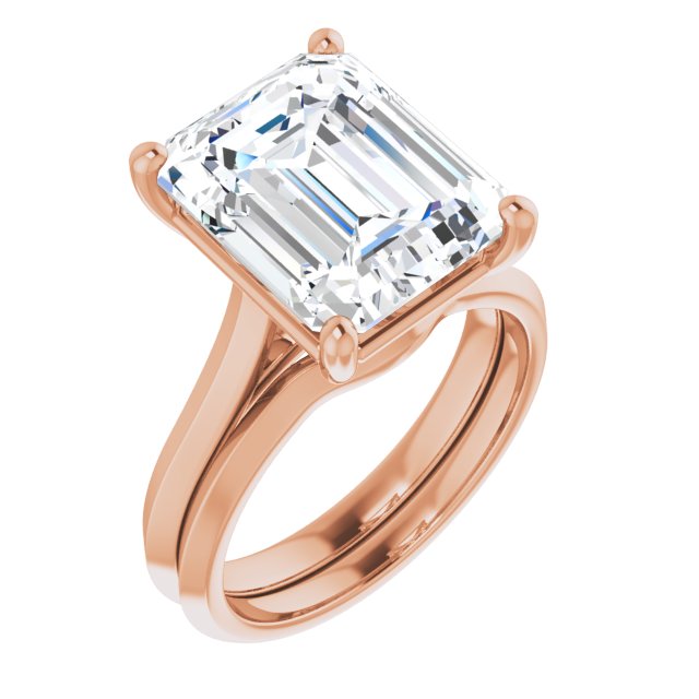 Towering Solitaire Wedding Band (band only)