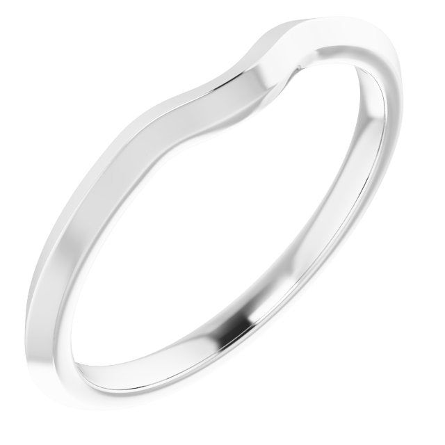 Towering Solitaire Wedding Band (band only)