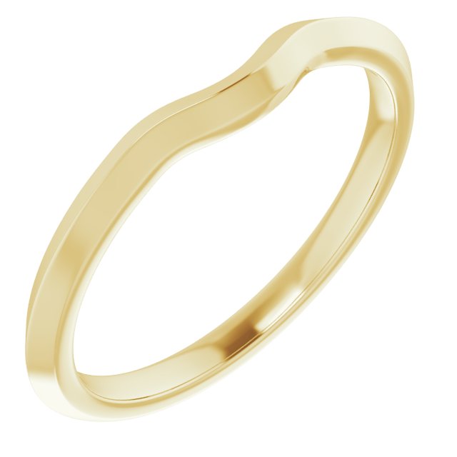 Towering Solitaire Wedding Band (band only)