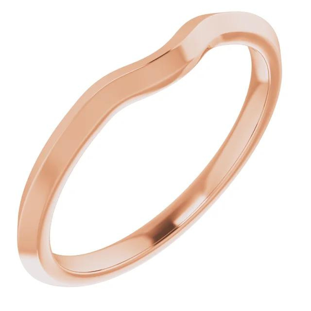 Towering Solitaire Wedding Band (band only)