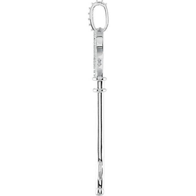 Heart Key Lab-Grown Moissanite Necklace