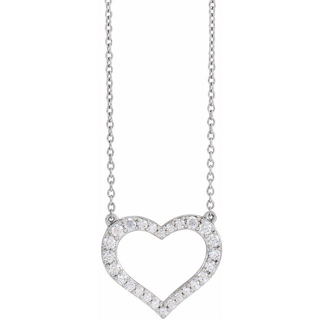 Heart Lab-Grown Diamond Necklace