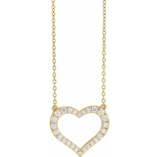 Heart Lab-Grown Diamond Necklace