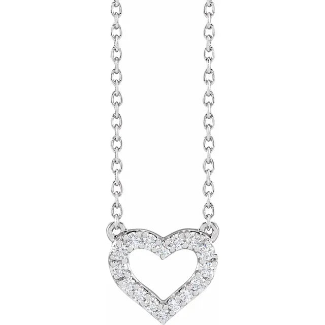 Heart Lab-Grown Diamond Necklace
