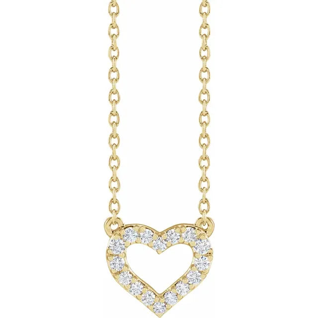 Heart Lab-Grown Diamond Necklace