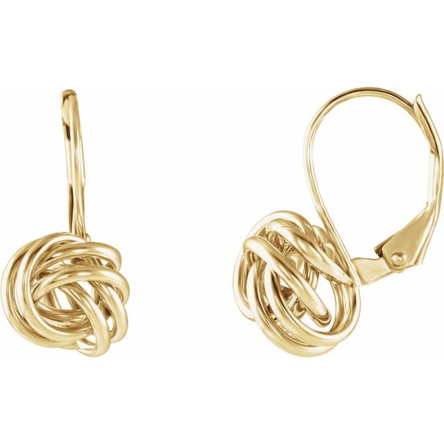 Knot Drop Earrings