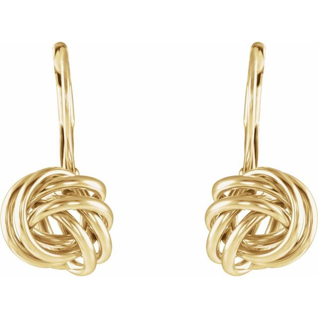 Knot Drop Earrings