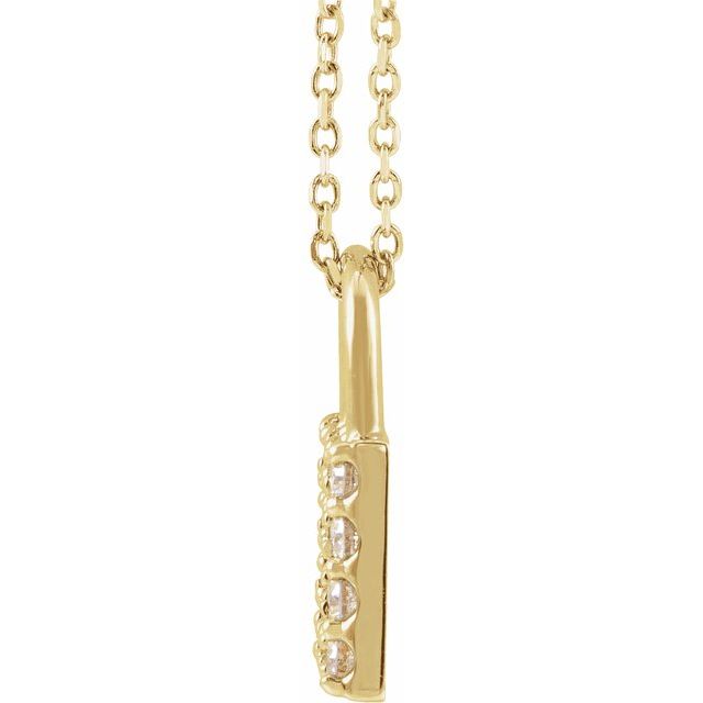 Moissanite Lock Necklace