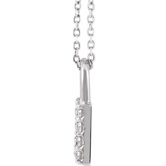 Moissanite Lock Necklace