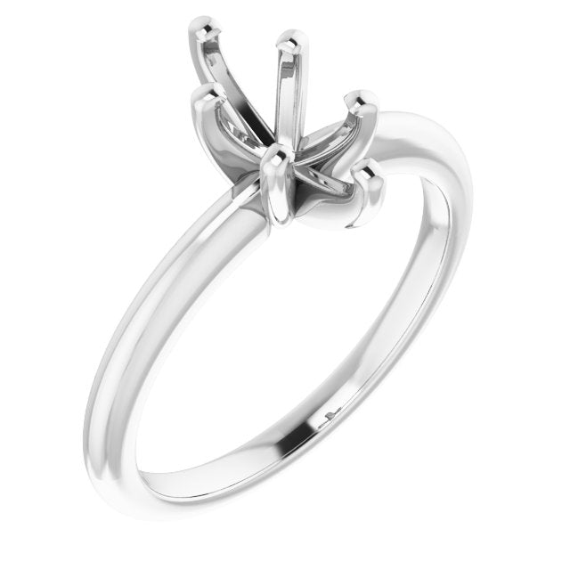 Marquise Classic Solitaire Ring Mounting (mount only)