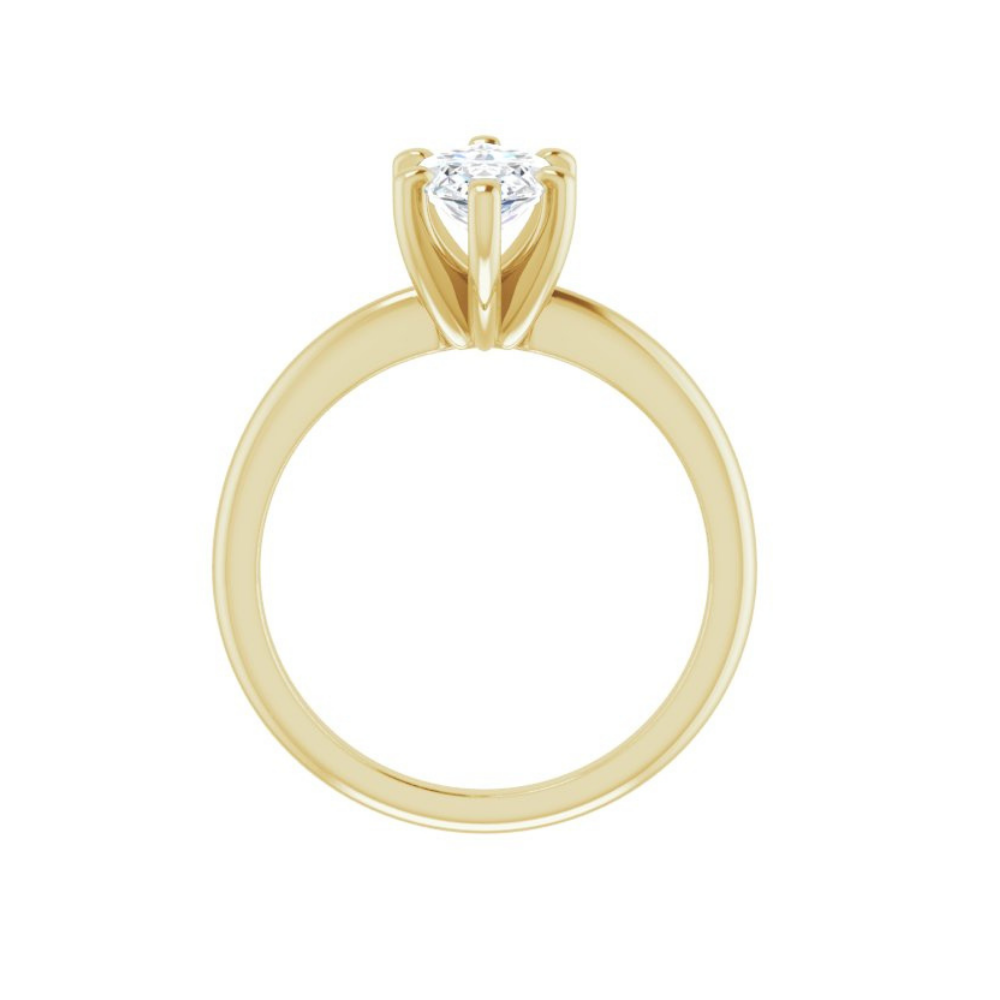 Marquise Classic Solitaire Ring Mounting (mount only)
