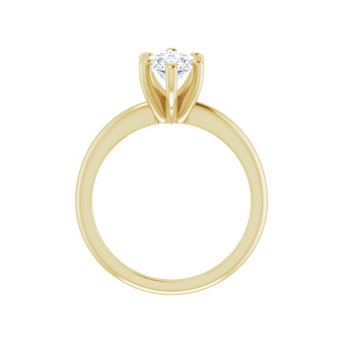 Marquise Classic Solitaire Ring Mounting (mount only)