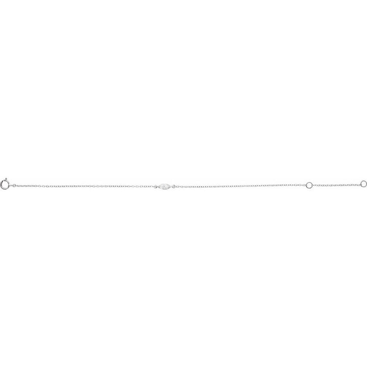 Marquise Lab-Grown Diamond Adjustable Bracelet
