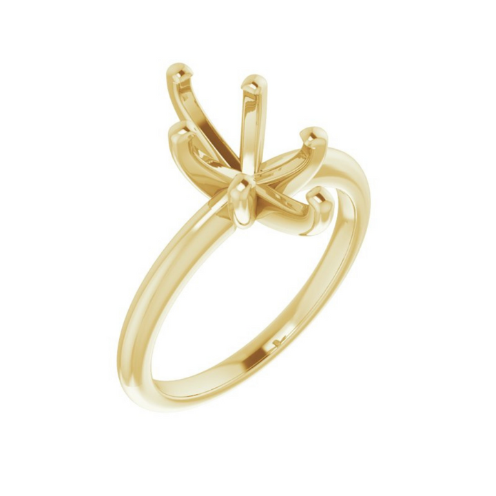 Marquise Classic Solitaire Ring Mounting (mount only)