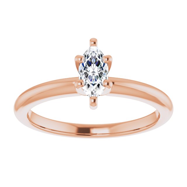 Marquise Classic Solitaire Ring Mounting (mount only)