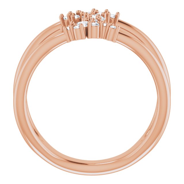 Open Space Lab-Grown Diamond Cluster Ring