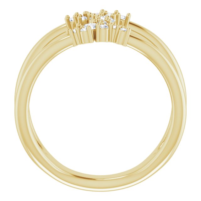 Open Space Lab-Grown Diamond Cluster Ring