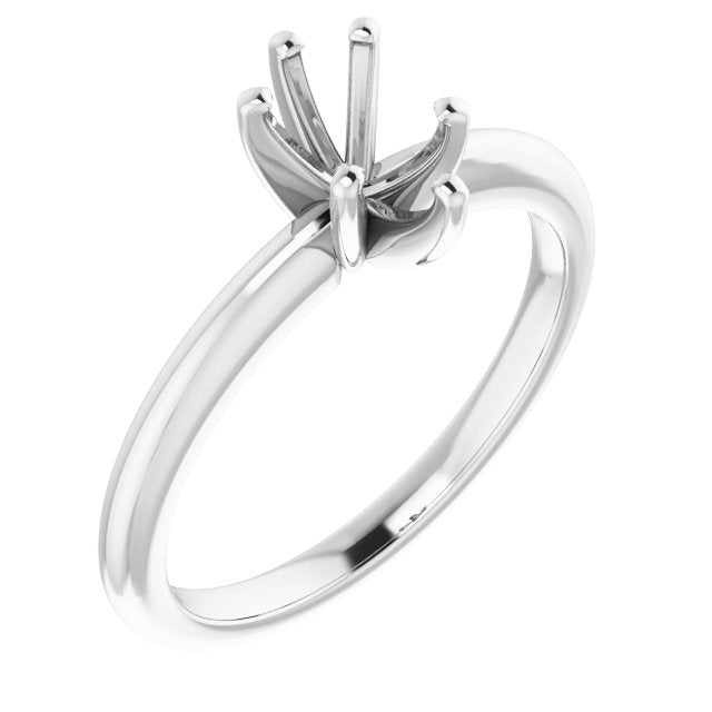 Pear Classic Solitaire Ring Mounting (mount only)