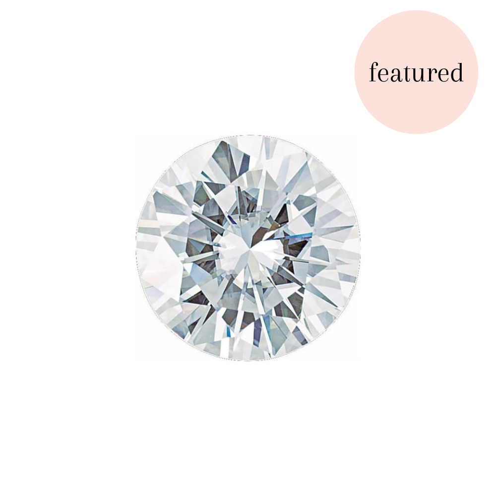 Round Moissanite 9.0 mm Loose Stone