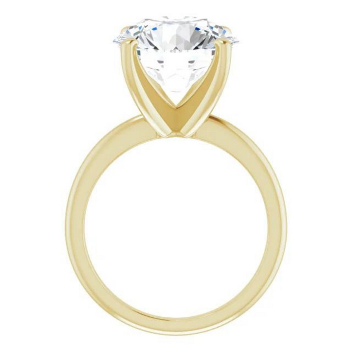 Round Lab-Grown Diamond Classic Solitaire Ring