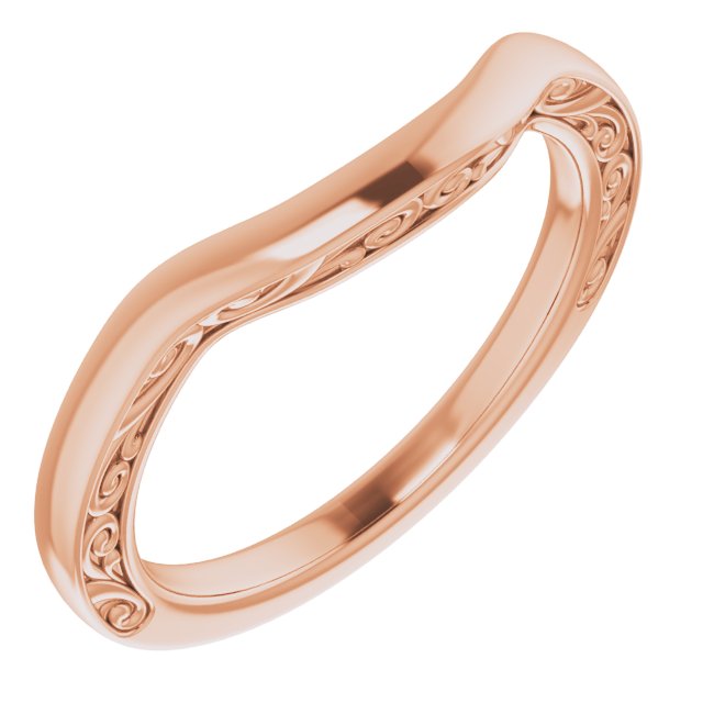 Scroll Wedding Band (band only)