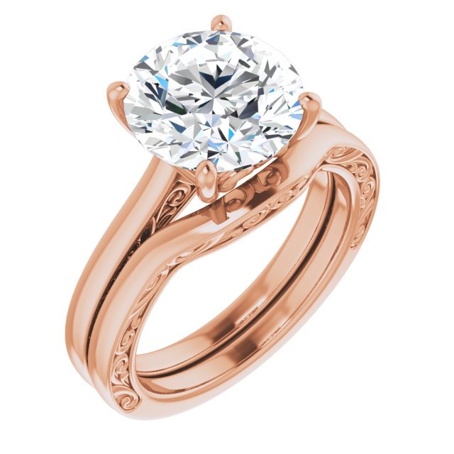 Scroll Wedding Band (band only)