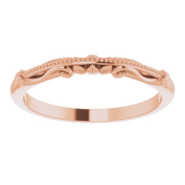 Sculptured Wedding Band (band only)