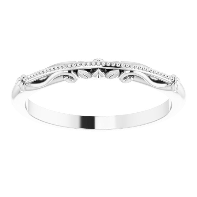 Sculptured Wedding Band (band only)