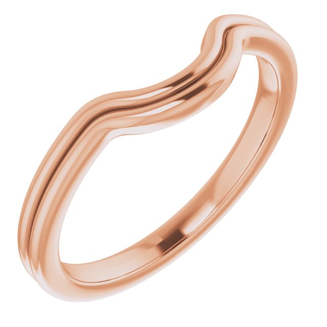 Wedding Band for Accented Ring (band only)