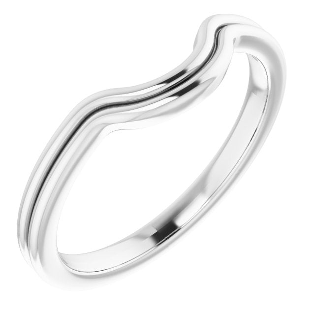 Wedding Band for Accented Ring (band only)