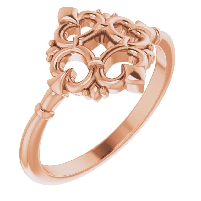 Vintage Scroll Inspired Ring