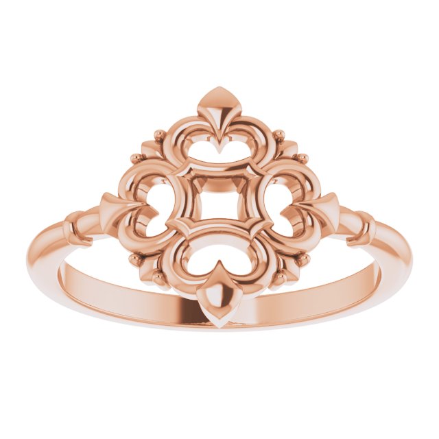 Vintage Scroll Inspired Ring