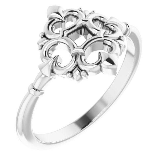Vintage Scroll Inspired Ring