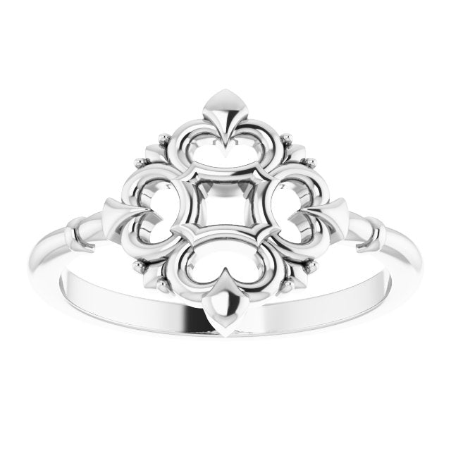 Vintage Scroll Inspired Ring