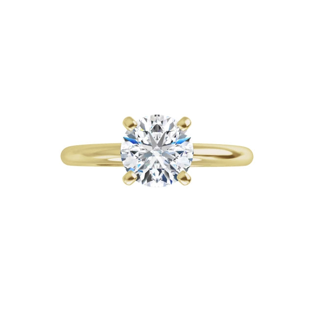 Round 3/4 CT Lab-Grown Diamond Classic Solitaire Ring